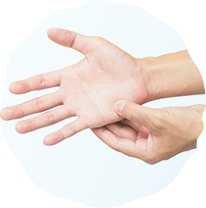 手足の痛み、顔面の痛み